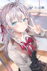 Аниме Аля иногда кокетничает со мной по-русски 2